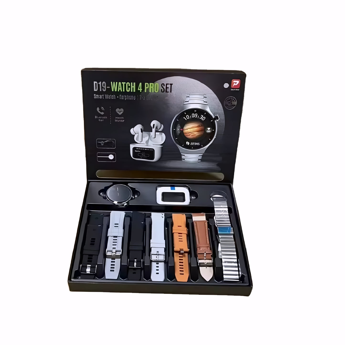 ORIGINAL D19-WATCH 4 PRO, 7 IN 1 SMART WATCH