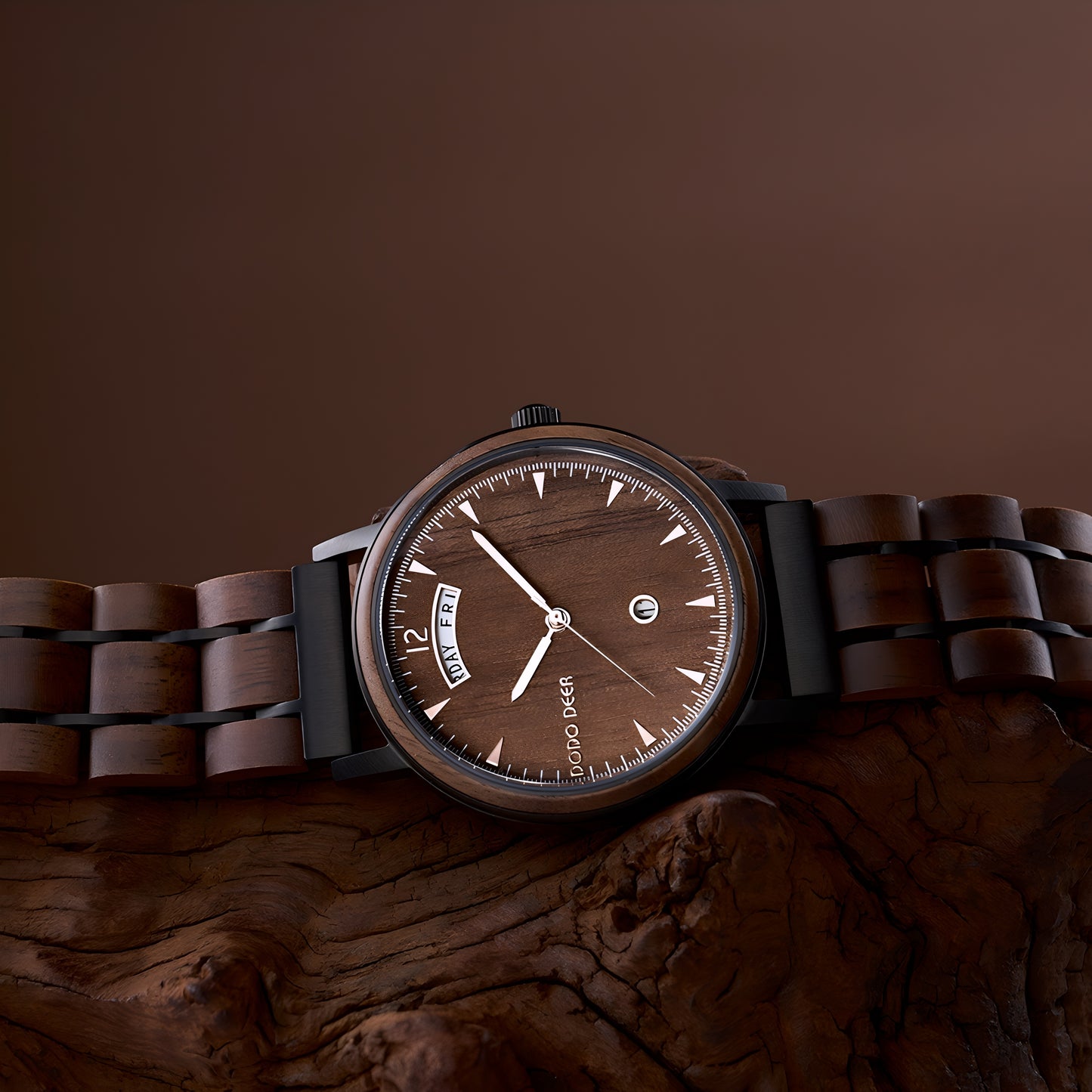 Luxury Wooden QUARTZ Watch from Japanese brand DODO DEER