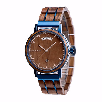 Luxury Wooden QUARTZ Watch from Japanese brand DODO DEER