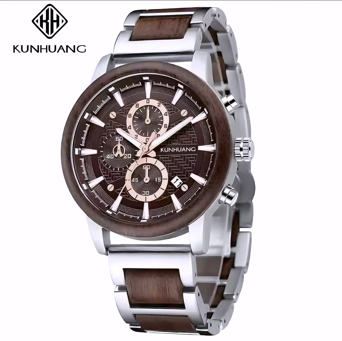 Stylish Handcrafted Vintage-Style Wooden Quartz Watch
